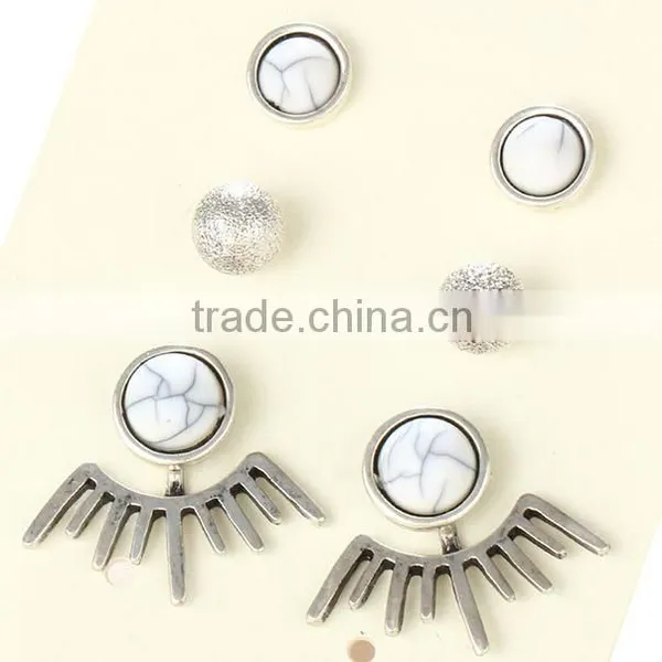 Ear Jacket Earring Set photo-6