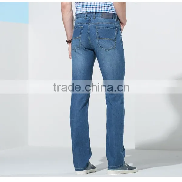 Summer Man New Product Leisure Fashion Loose Cotton Stretch Denim Trousers photo-4