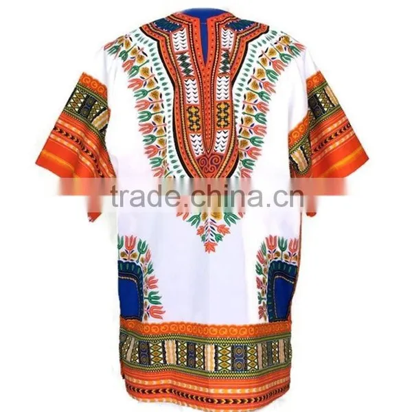 Traditional African Print Dashiki Shirt African Top Clothing Kaftan Wholesale China Quality Choice photo-3