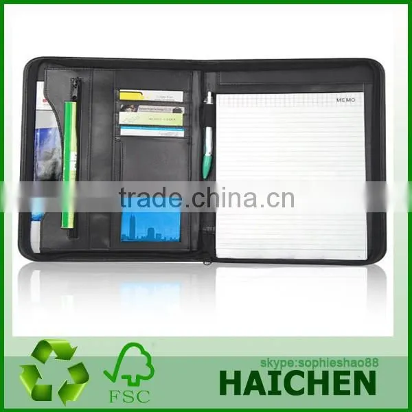 A4 Conference Folder in Black PU School, College, Great Present photo-6