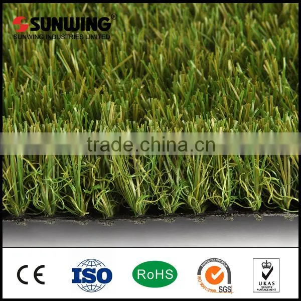 Decorative Green Colorful Landscape Artificial Carpet Synthetic Grass Mat photo-3