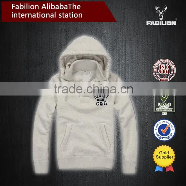 Slim Hooded Hedging Buttons Embroidered Velvet Warm for 100% Cotton Hoodie photo-3