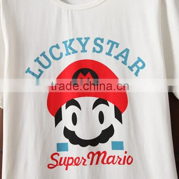 2015 New Product Super Mario Wholesale Fashion Cotton Fancy Design T-shirt photo-5