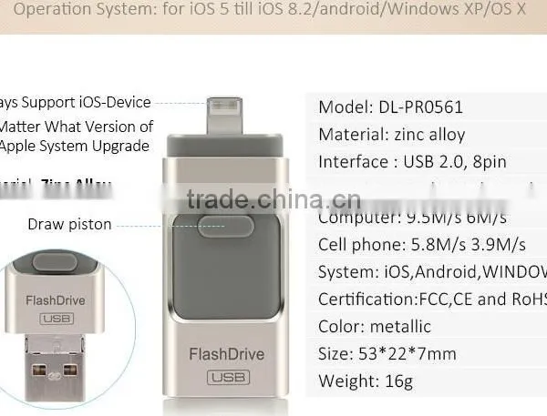 Usb Flash Drive for Iphone /pc/ipad Cheap in Bulk photo-2