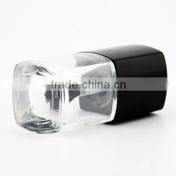Empty Custom Glass Nail Polish Bottle With Brush and Plastic Cap Low Price photo-3