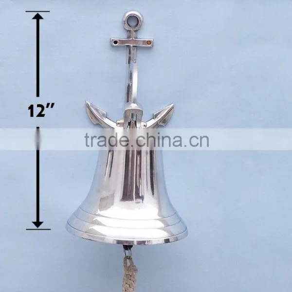 Nautical Hanging Anchor Bell - Nautical Decorative Ship Bells - NBB 0018 photo-2