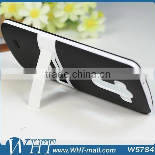 Matte TPU Mobile Phone Case for LG G3 With PC Stand photo-2