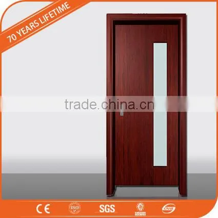 Interior Pvc Mdf Wooden Glass Design Door