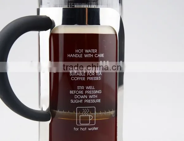 High Quality LFGB FDA Certification Stainless Steel Metal Type French Coffee Maker Press photo-4