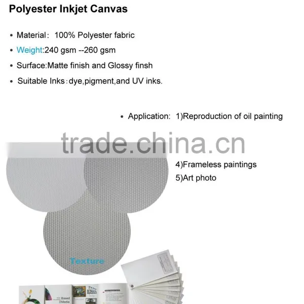 Wide Format Roll Inkjet Polyester Canvas Print