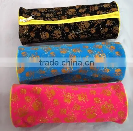 Newest Fabric Round Pencil Case Made in China