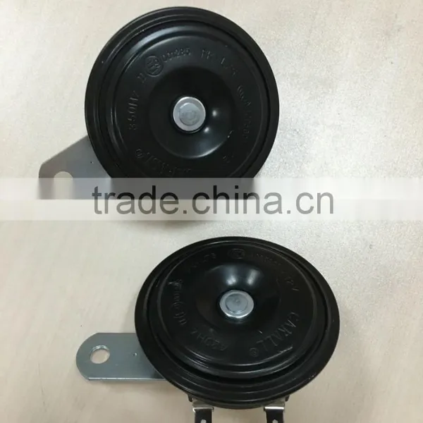 Disk Shaped Magic Voice Waterpoof DC12V Moto Speaker Environment Health Black Auto Parts Eletcric Car Horn photo-5