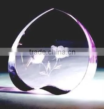 Prominent Technical 2 Heads Crystal 3D Photo Engraved Laser Engraving Machine photo-5