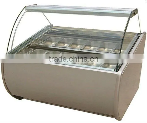ice cream show case /hard ice cream machine display