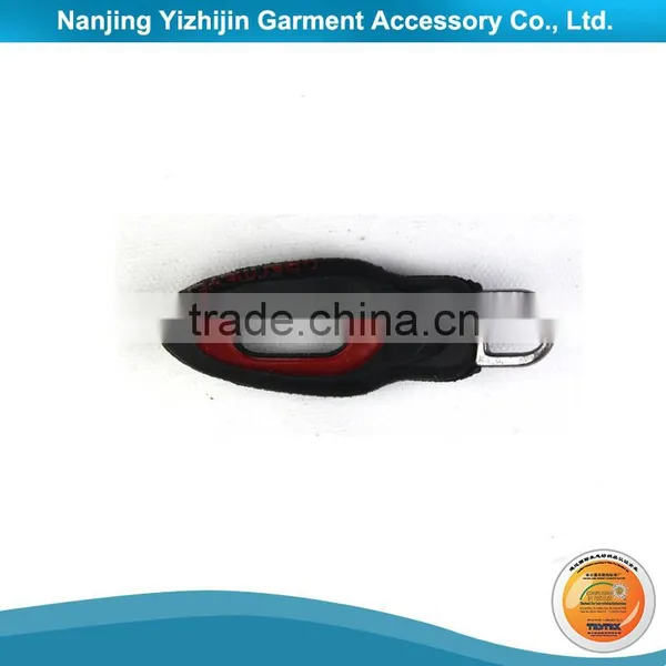 Custom Soft Wear PVC Puller for Zipper with Mini Compass