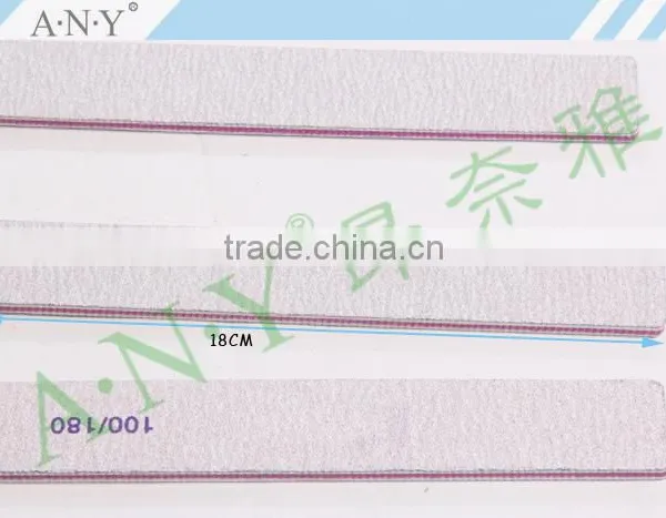 Professional Nail Art Manicure Tools White Color Paper Nailf File Wide Shape photo-4