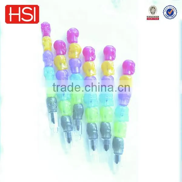 Cross Wholesale Skull Two-color Fluorescent Pen photo-3