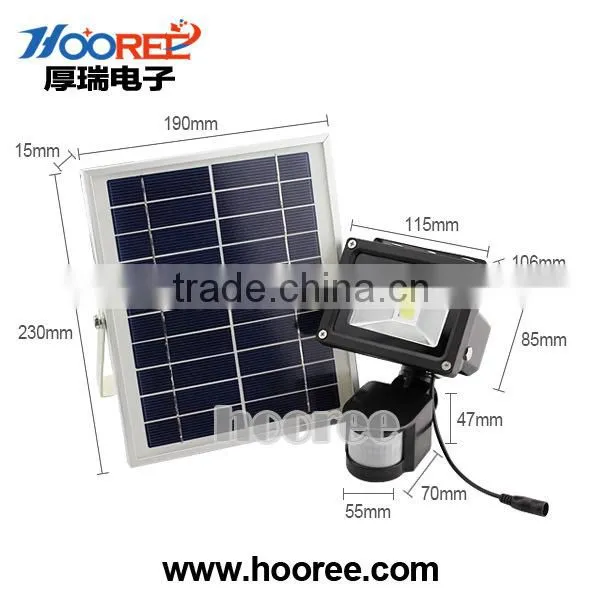 Super Bright Indoor Solar LED Light / Solar PIR Flood Light photo-3