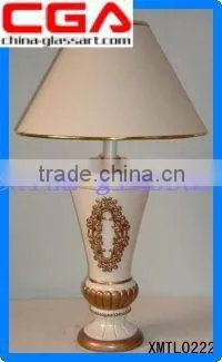 Hot Sale Modern Polyresin Base And Fabric Table Lamp for Home Decorative photo-3