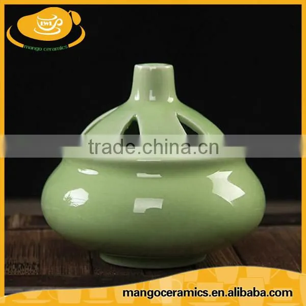 Cheap Wholesale Mini Size Ceramic Porcelain Aroma Oil Burner photo-4