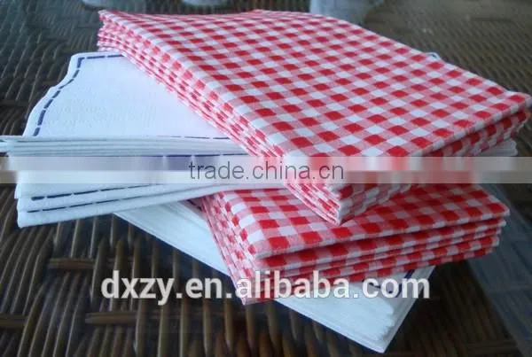 High Quality Patterned Linen-like Airlaid Paper Napkins for Dinner