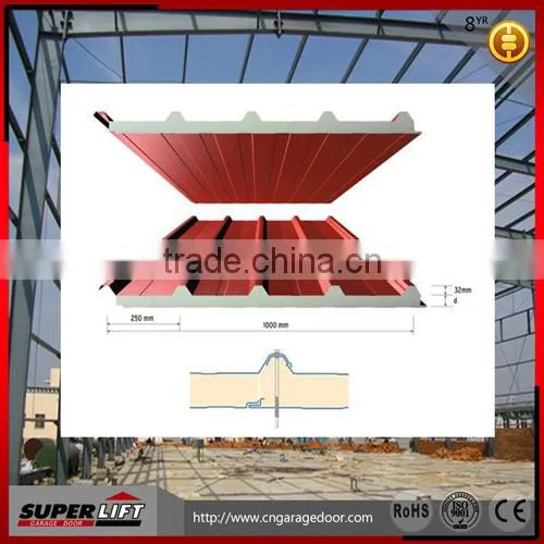Small Weight Insulated Polyurethane Sandwich Roof Panel Quality Choice photo-4