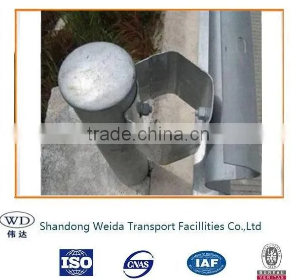 Highway Security Corrugated Beam Guardrail Fence Post photo-5