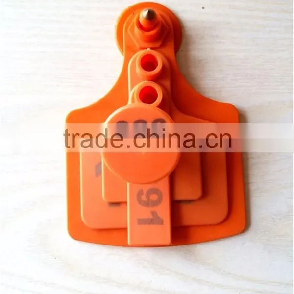 Orange Adult Cattle Ear Tag/calf Ear Tag photo-2
