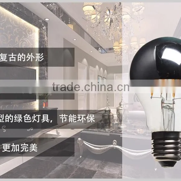 New 360 Degrees A60 8W Shadowless Led Bulb E27 B22 Base Dimmable Filament Clear Led Glass Lamp Shade AC85-265V photo-4