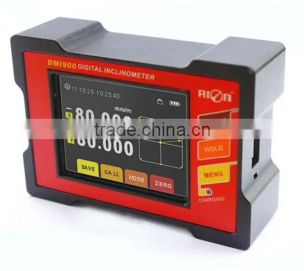 Wholesales Touch Screen Inclinometer High Precision Level Sensor 0.003deg With Data Store Calibration & Alarm More Funcitions photo-2