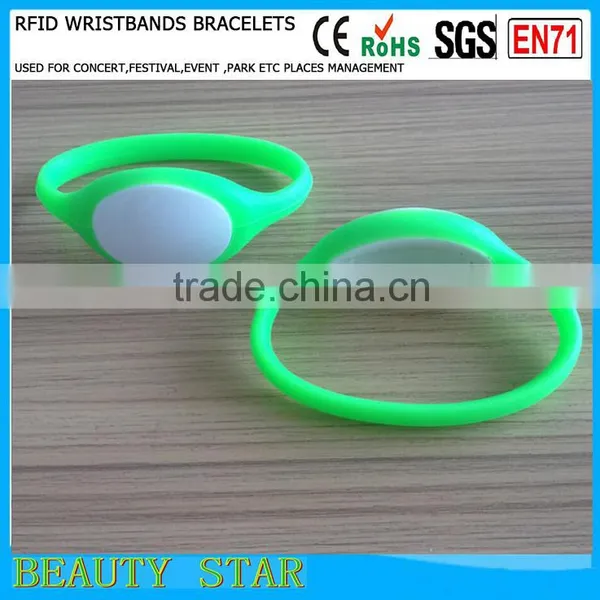 Logo Customized NFC Silicone Bracelets ,for Festival Use NFC Silicone Bracelets photo-4