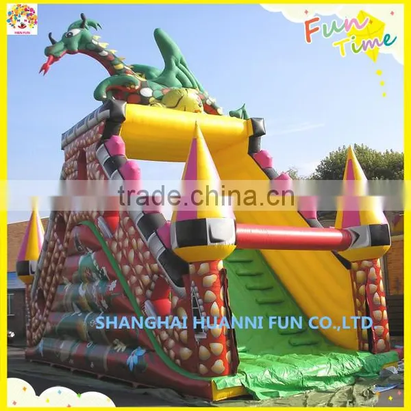 Dragon Inflatable Bouncer Slide /dry Slide/ Water Slide for Sale