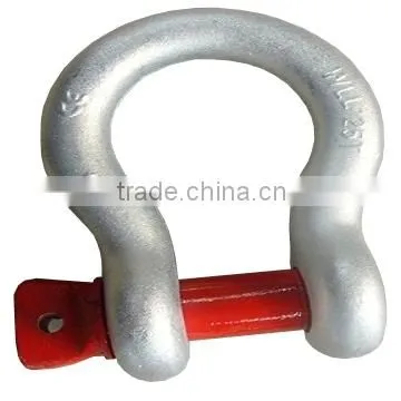 M4 Electric Galvanized Carbon Steel Bow Shackle photo-3