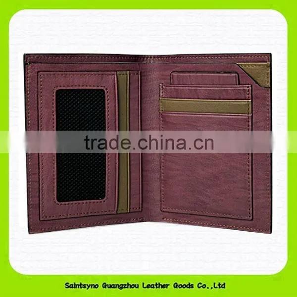 15640 Factory Fashion Short Wallet Leather Rfid Blocking Men Wallet photo-3