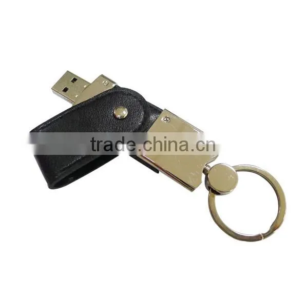 Leather Key Chains Model USB 2.0 Memory Stick Flash Pen Drive photo-2