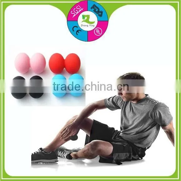 Hot Sell Silicone Massage Double Lacrosse Ball
