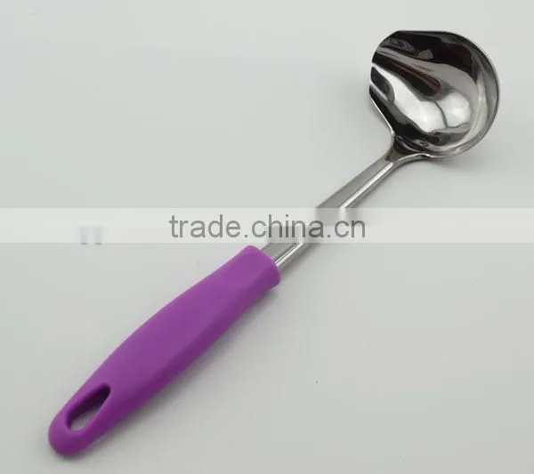 Stainless Steel Gravy Ladle With Plastic Handle photo-4