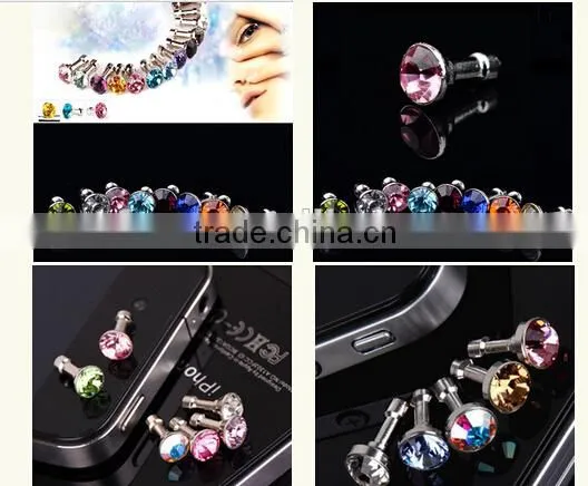 Lovely Mobile Phone 3.5MM Dust Plug / Phone Dust Cover Plug / Dust and Waterproof Mobile Phone photo-6