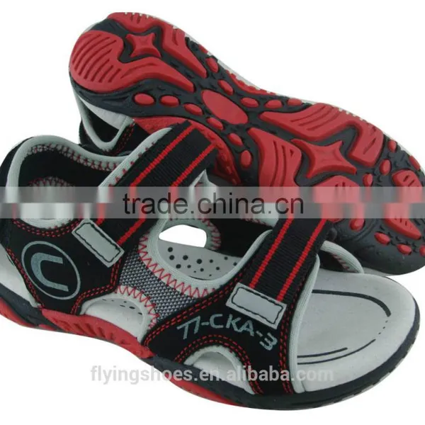 New Design Colorful Hollow Out Rubber Sandals With Net Cloth photo-2