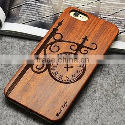Custom for IPhone Case Engraving PC Real Rose Wood for IPhone Case Wholesale for IPhone 6 s Case photo-3
