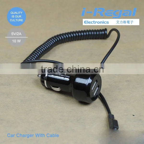 2.1a Micro USB Car Charger With Cable photo-4
