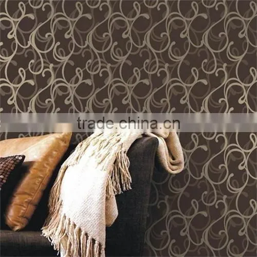 Fancy Wall Paper 3d Black and White Vinyl Wallpaper for Hotel Walls photo-6