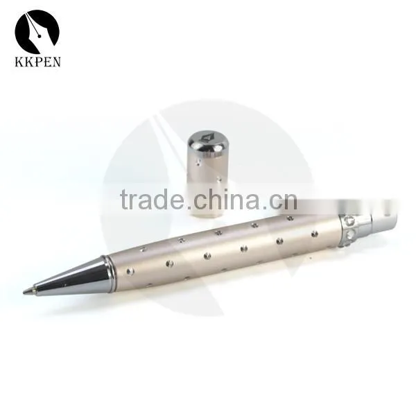 KKPEN Promotional Aluminium Cheap Perfume Ball Pen With Crystal
