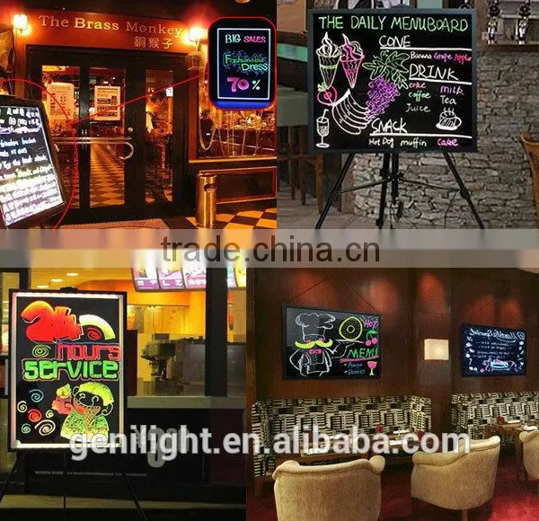 60x80cm LED Advertising Writing Board Billboard Neon Promotion Sign Signage photo-6
