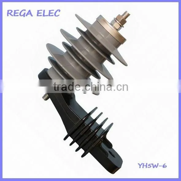 YH5W-6,6kV5kA MOV/Metal-oxide Polymer Lightning Arrester/Lightning Arrestor,Power Factor Correction