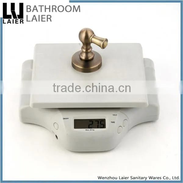 Simple Modern Kitchen Zinc Alloy Antique Bronze Finishing Bathroom Sanitary Items Wall Mounted Double Robe Hook photo-6
