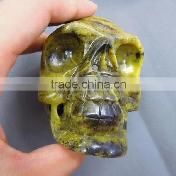 Natural Quartz Crystal Skull Fengshui Crystal Products Good for Home Decoration photo-3