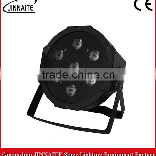 Good Quality DJ 7 RGBW/RGBA 4in1 LED Wash Par Light