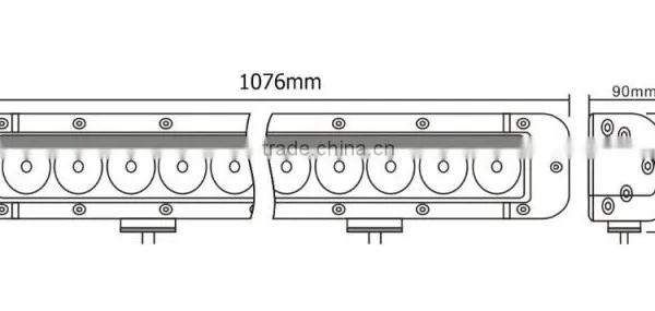 High Quality 260 Watt 42inch LED Lights Bar 12v Offroad Auto 260w Led Working Light for Car photo-4
