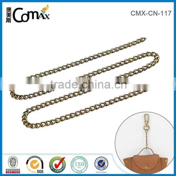 Wholesale Antique Brass Custom Metal Chain Handle for Handbag photo-3
